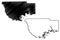 Wakulla County, Florida U.S. county, United States of America, USA, U.S., US map vector illustration, scribble sketch Wakulla