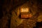 Walbrzych, Poland - January 29, 2020: Interior of Ksiaz Castle, cellar and coin chest