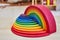 Waldorf rainbow and semicircle