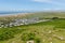 Wales coast path The Gower peninsula Wales UK on Rhossili Down towards the beach