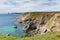 Wales coastal scene towards Skomer Island Pembrokeshire