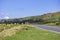 Wales countryside in spring,landscape uk.