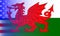 Wales Dragon Stars and Stripes