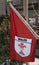 Wales Rugby flag displayed during Six Nations macht