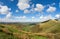 Wales scenic hills, view from the Mynydd Epynt.