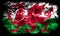 Wales smoke flag, part of the United Kingdom