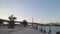 Walk along a picturesque bridge in the center of the Turkish capital. Fishermen are sitting off the coast of the Bosphorus. View