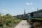 walk along the quays of Bordeaux in Gironde with its flower gardens