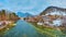 Walk along the Traun river, Bad Ischl, Austria