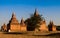 Walk in Bagan, small stupas, Myanmar