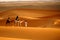 Walk in the ERG desert in Morocco