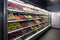 walk-in refrigerator filled with fruits and vegetables, ready for food markets