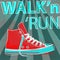 Walk and run concept modern art sneakers. Youth sneakers for You
