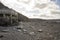 Walk to cliffs at low tide, Joggins Fossil Cliffs, Nova Scotia,