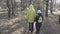 Walk in the woods. Mushroom picking