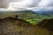 Walkers admiring the view over Keswick