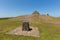 Walkers enjoying a rest in the beautiful summer weather having climbed to the top of Dunkery Hill, Somerset