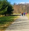 Walkers on the Roanoke River Greenway - 2