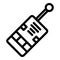 Walkie talkie channel icon, outline style