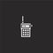 walkie talkie icon. Filled walkie talkie icon for website design and mobile, app development. walkie talkie icon from filled