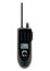 Walkie talkie icon for industrial use. Portable radio transceiver. Travel black portable mobile device. Vector