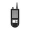 Walkie talkie vector icon.Black vector icon isolated on white background walkie talkie.