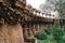 Walking alleys in the Park Guell, Barcelona, Spain.