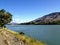 Walking along the paths of the North Thompson river in Kamloops, British Columbia, Canada on a beautiful sunny fall day.