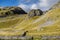 Walking at Attermire Scar above Settle in the Yorkshire Dales