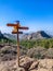 Walking from Ayacata to Roque Nublo on Gran Canaria, Canary Islands, Spain
