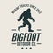 Walking bigfoot logo icon