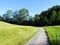 Walking and biking trails along the Sitter River  in the city of St. Gallen - Canton of St. Gallen, Switzerland