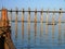 Walking bridge in Myanmar (Burma)