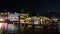 Walking on the bridge in Phoenix Ancient Town at night