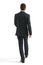 Walking businessman in black suit