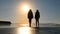 Walking on Castlerock Beach at sunset