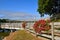 Walking dock for tourists along Missouri River