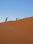 Walking on the dunes