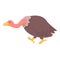 Walking griffon icon cartoon vector. Nature bird