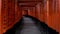 Walking inside Fushimi Inari Taisha, a Shinto shrine in Kyoto, Japan.