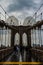 Walking lane on Brooklyn bridge