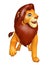 Walking Lion cartoon character