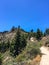 Walking path to the Roque Nublo