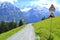 Walking Path for Walking Hiking Trekking slope, In Alps, Grindelwald, Switzerland