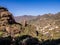 Walking from Roque Nublo to Tejeda on Gran Canaria, Canary Islands, Spain
