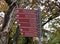 Walking route signs in Petropolis