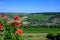 Walking in Sancerre, medieval hilltop town and commune in Cher department, France overlooking the river Loire valley with