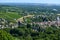 Walking in Sancerre, medieval hilltop town and commune in Cher department, France overlooking the river Loire valley with