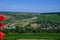 Walking in Sancerre, medieval hilltop town and commune in Cher department, France overlooking the river Loire valley with