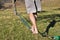 Walking on a Slackline